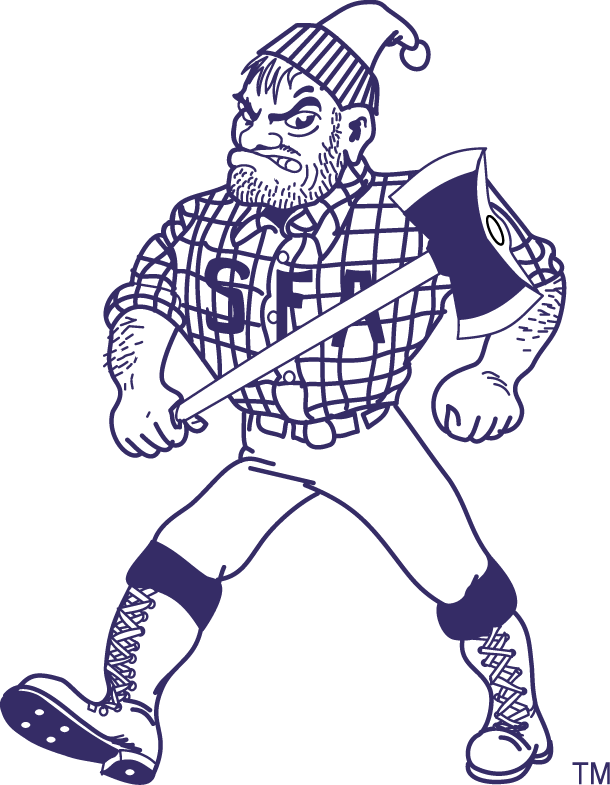 Stephen F. Austin Lumberjacks 2012-2019 Mascot Logo iron on transfers for clothing...